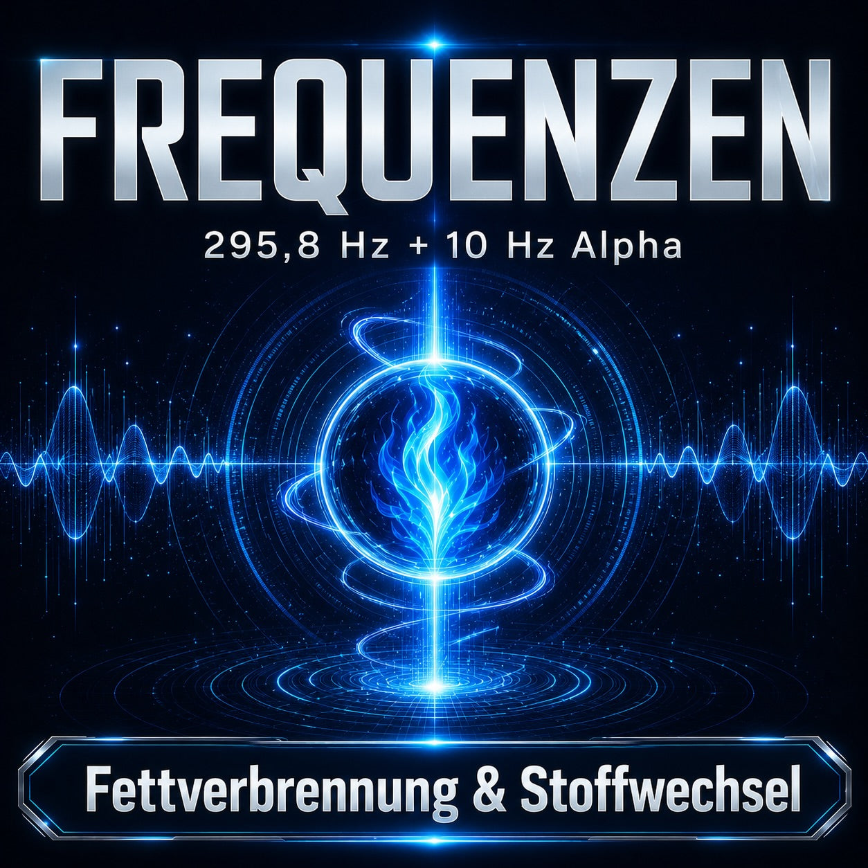 Frequenzen: Fettverbrennung + Aktivierung des Stoffwechsel | 295,8Hz + 10Hz