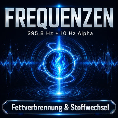Frequenzen: Fettverbrennung + Aktivierung des Stoffwechsel | 295,8Hz + 10Hz