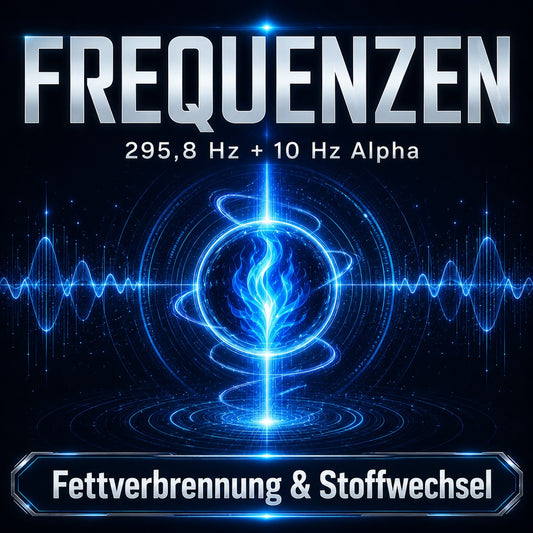 Frequenzen: Fettverbrennung + Aktivierung des Stoffwechsel | 295,8Hz + 10Hz